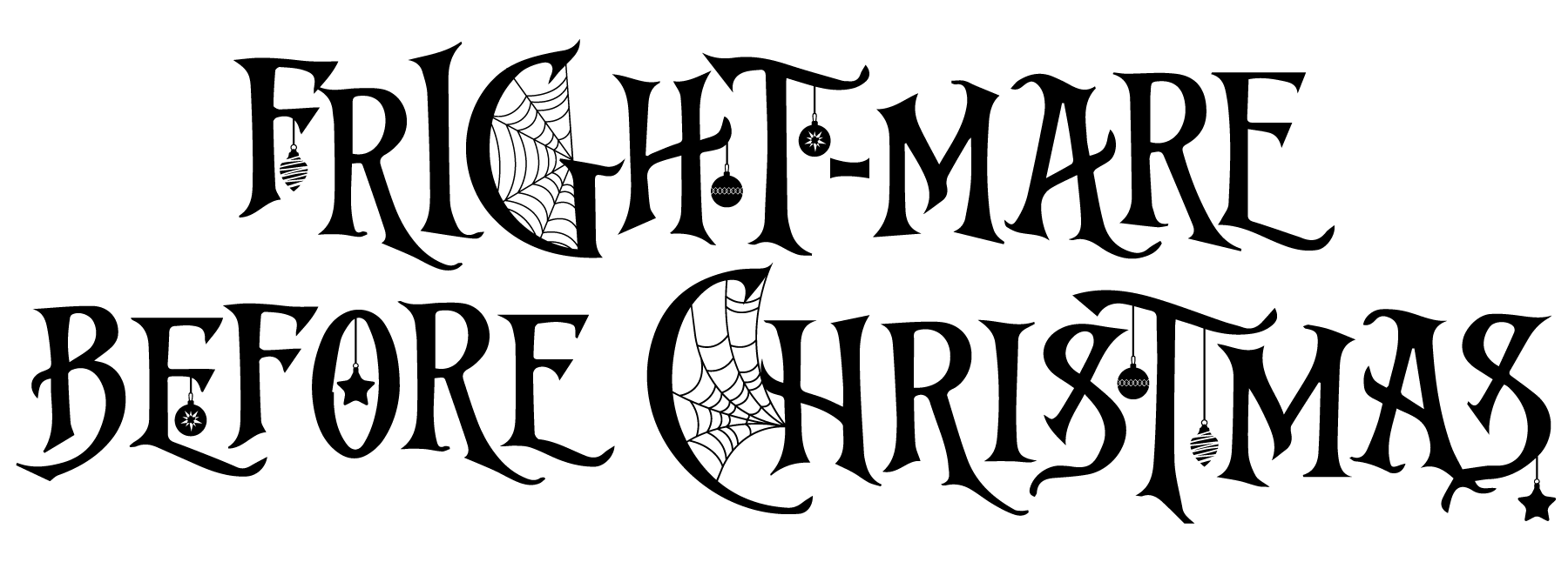 FrightmareBeforeChristmas_Logo_black
